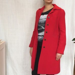 Jcrew thinsulate red winter coat